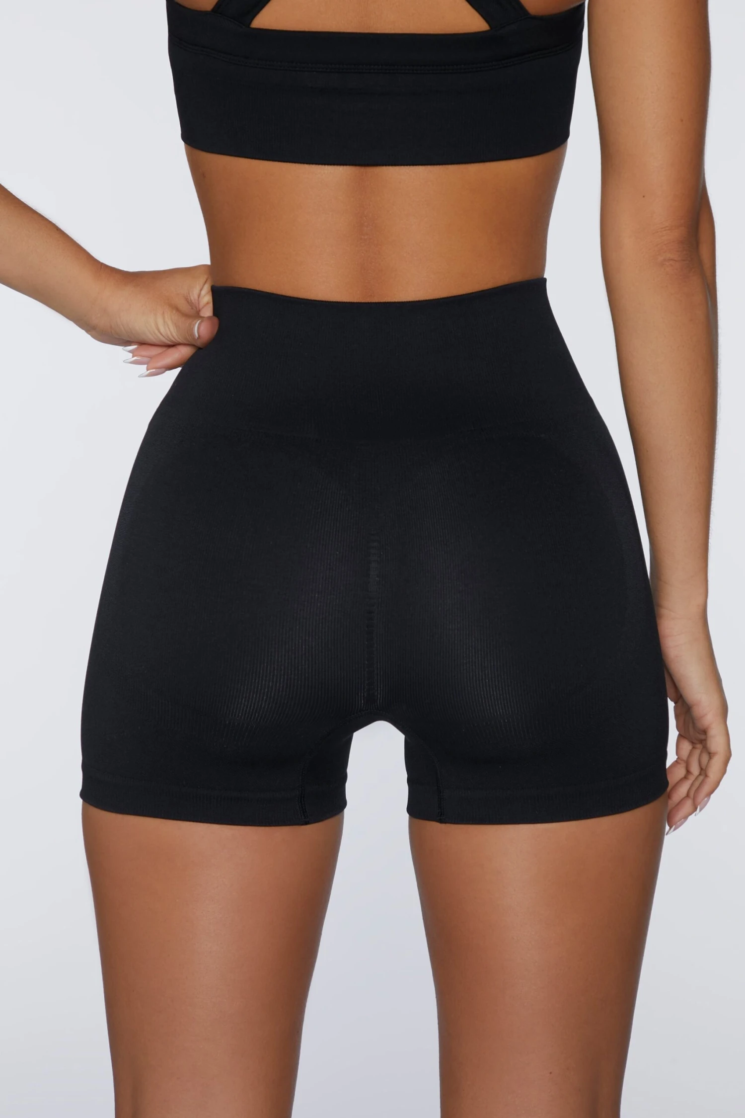 Mini Shorts In Black 7 Mini Shorts In Black - Image 5