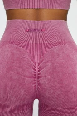 Side Zip Flare Leggings In Dark Pink -Core Fit Shop BT0420 5 Flare Dark Pink Ankle Zip Full Length Leggings