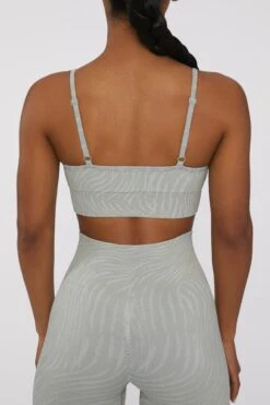 Sports Bra In Sage 10 Sports Bra In Sage -Core Fit Shop BT0440 BT0443 12 Sage High Waisted Printed Sports Leggings Crop Top