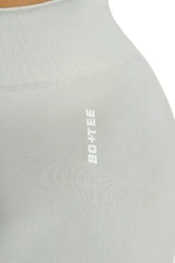 Seamless High Waist Mini Shorts In Grey -Core Fit Shop BT0464 2 Grey Mini Shorts