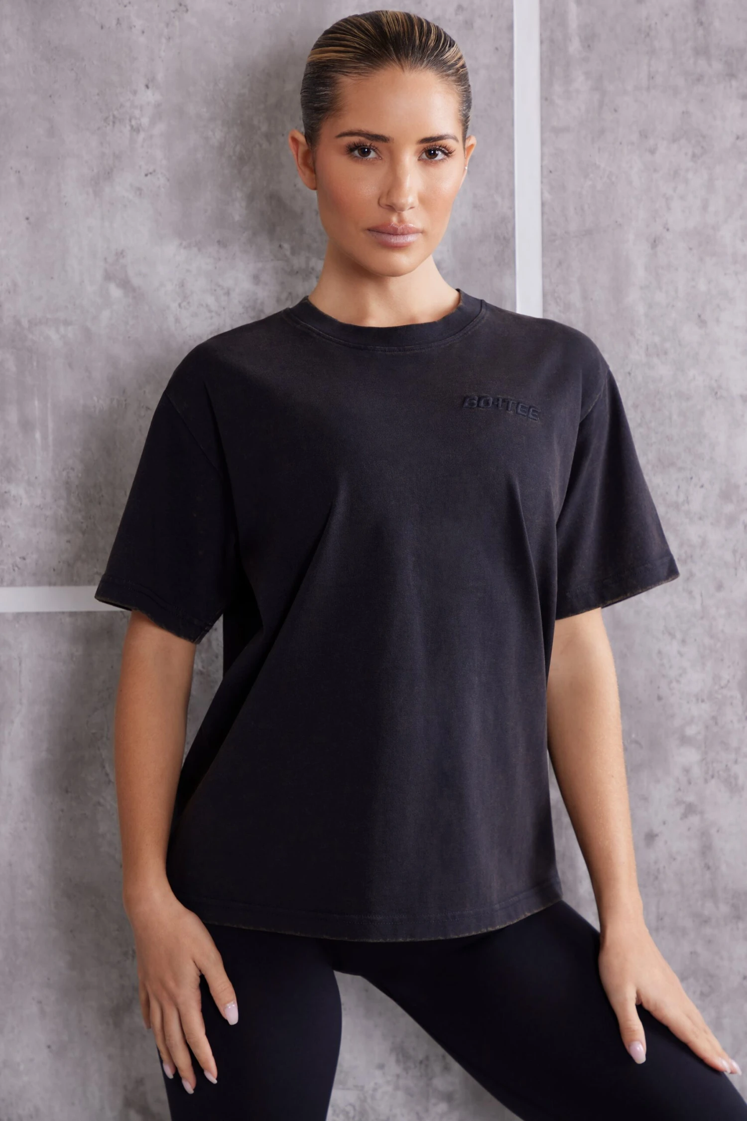 Oversized T-Shirt In Jet Black 4 Oversized T-Shirt In Jet Black - Image 2