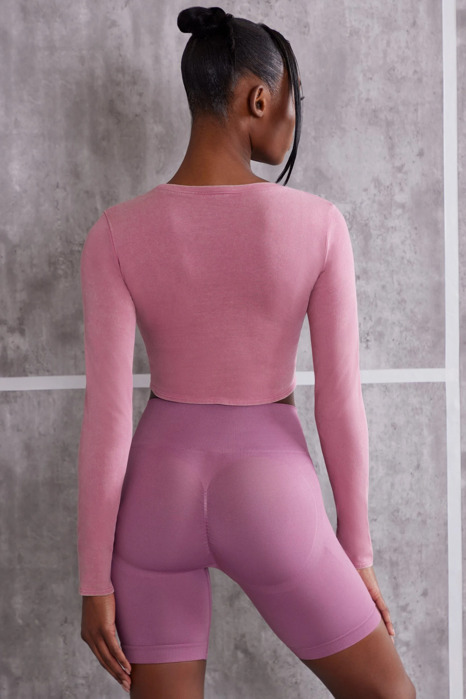 Long Sleeve T-Shirt In Rose 4 Long Sleeve T-Shirt In Rose - Image 2