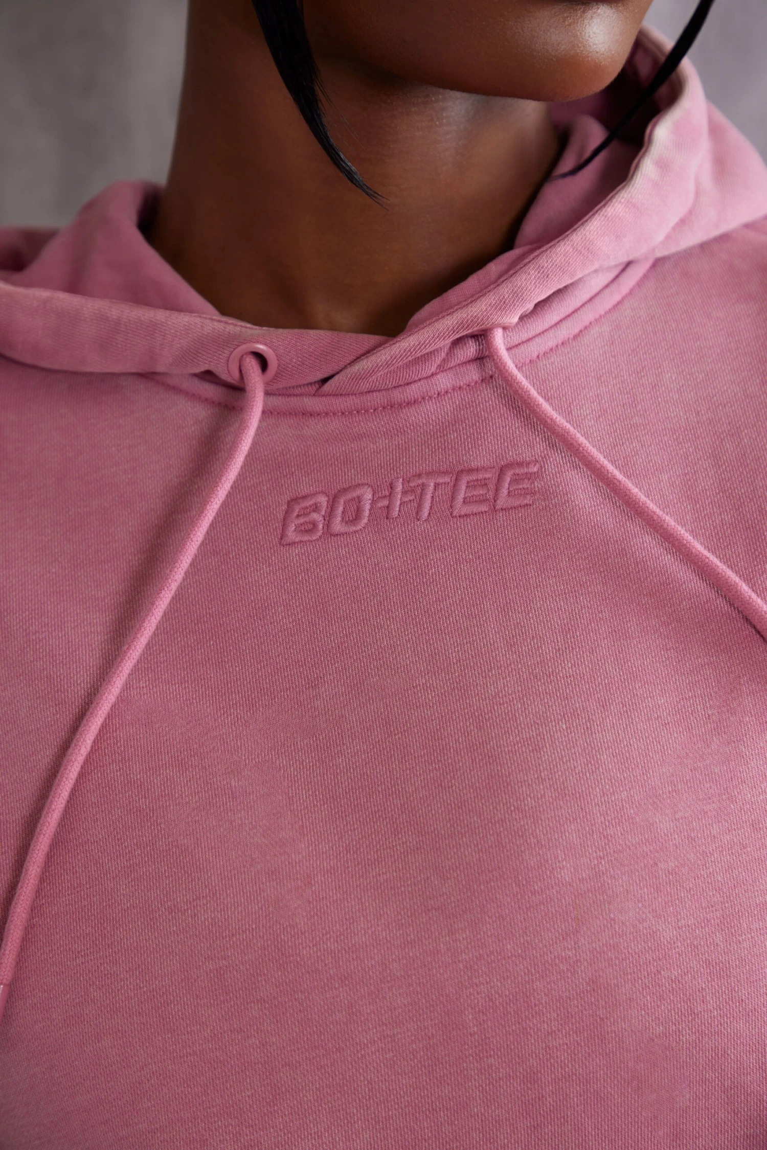 Hooded Sweatshirt In Rose 6 Hooded Sweatshirt In Rose - Image 4