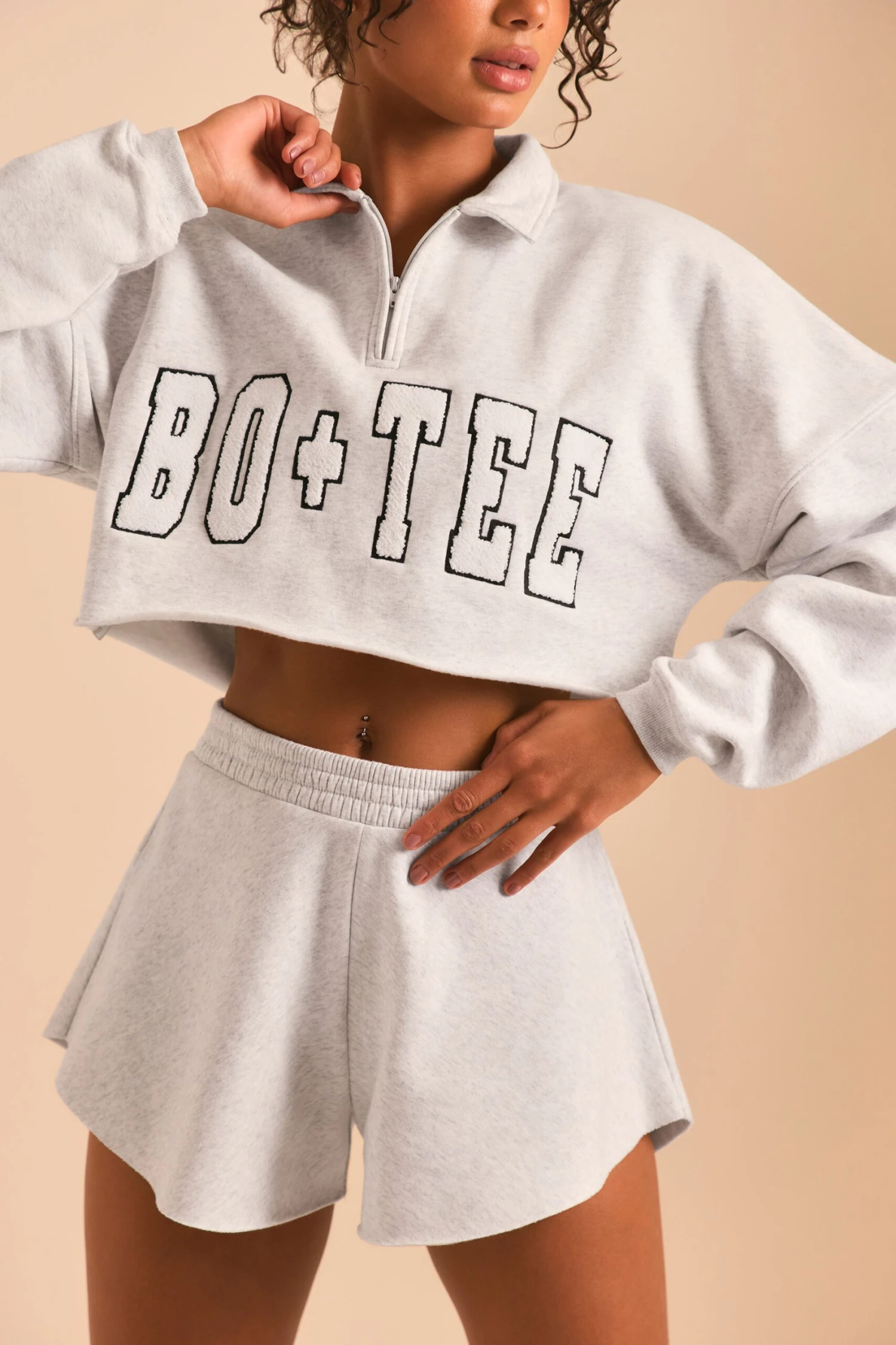 Sweat Shorts In Heather Grey 9 Sweat Shorts In Heather Grey - Image 7