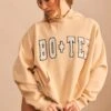 Oversized Hoodie In Sand 1 Oversized Hoodie In Sand -Core Fit Shop BT0493 6 Off Duty Sand Jumper
