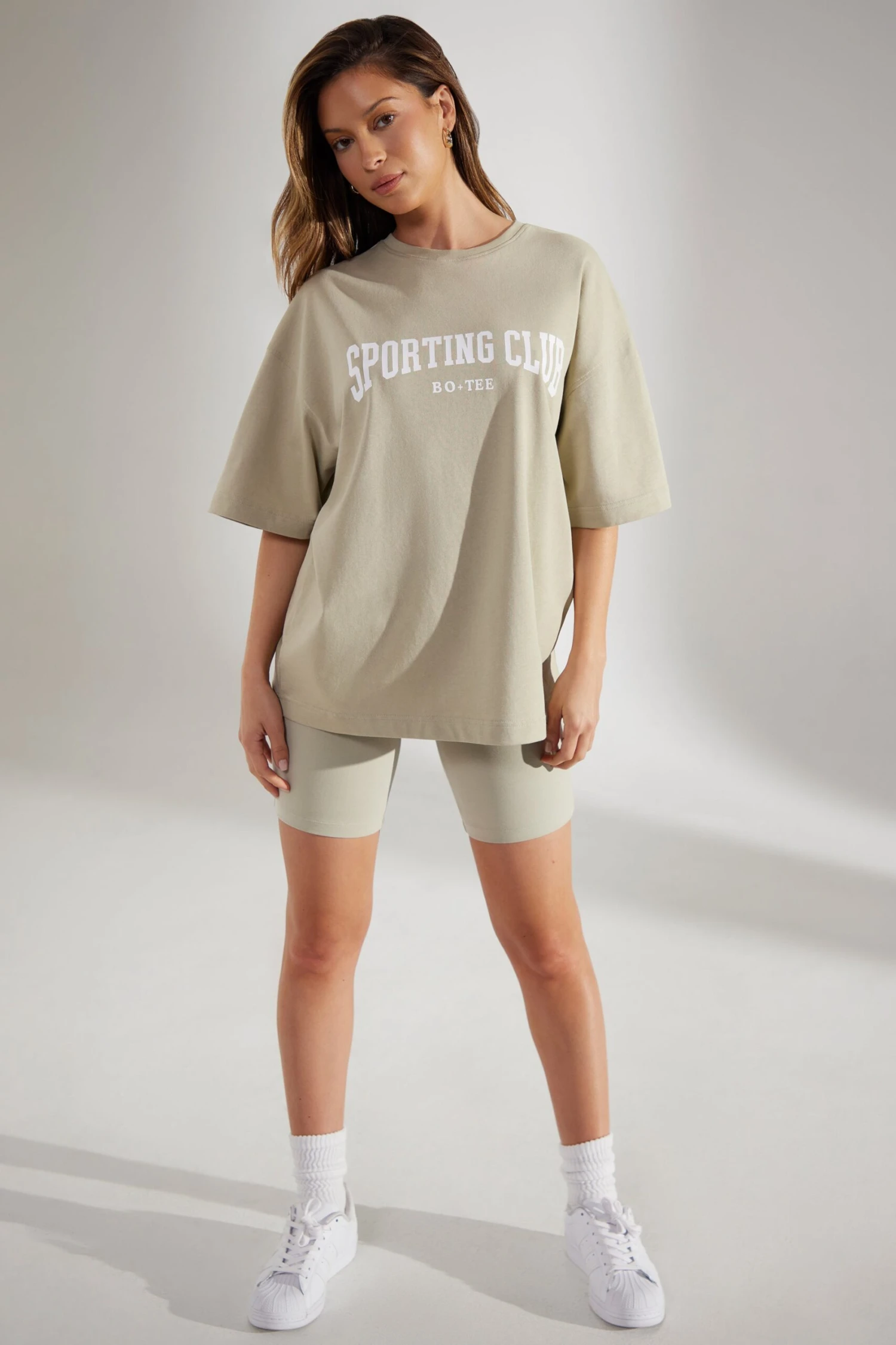 Oversized Short Sleeve T-Shirt In Limestone 9 Oversized Short Sleeve T-Shirt In Limestone - Image 7