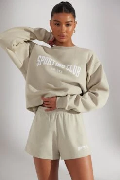 Sweat Shorts In Limestone