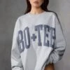 Oversized Sweatshirt In Grey Marl -Core Fit Shop BT0515 6 Grey Marl Oversized Sweater 551a1137 0841 436d 894b da887bd8e961