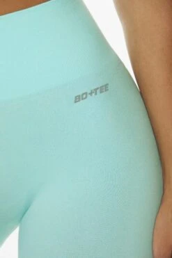 Seamless Full Length Leggings In Sky Blue -Core Fit Shop BT0572 2 Sky Blue Leggings c6ec09f3 d227 4983 9de7 c4b84d3aa733