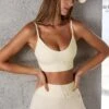 Seamless Scoop Neck Sports Bra In Ivory 2 Seamless Scoop Neck Sports Bra In Ivory -Core Fit Shop BT0574 5 Determination Ivory Scoop Neck Sports Bra 75d7ecbc d121 41bf 8399 f85da4aded73