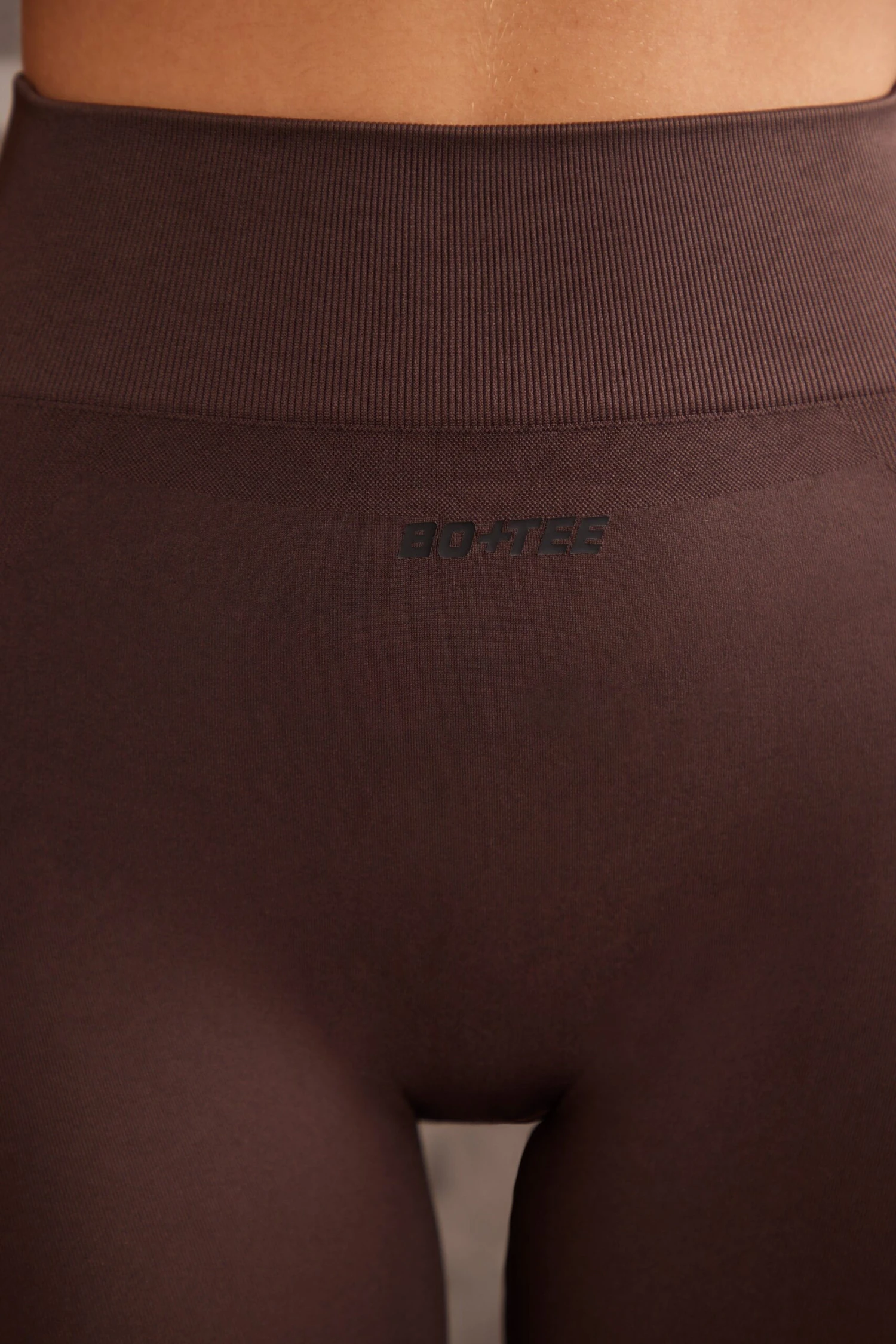 High Waist Seamless Leggings In Brown 6 High Waist Seamless Leggings In Brown - Image 4