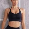 Scoop Neck Sports Bra In Jet Black 1 Scoop Neck Sports Bra In Jet Black -Core Fit Shop BT0615 BT0612 9 Superset Black Scoop Sport Bra Full Length Leggings