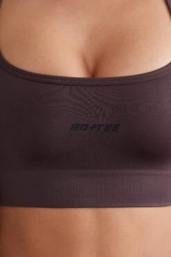 Long Sleeve Crop Top In Brown -Core Fit Shop BT0616 BT0611 13 Brown Full Sleeve Top Biker Shorts ebdf7ea7 0eba 4dd6 b591 7c780fc8b992