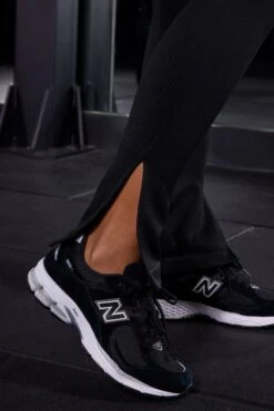 High Waist Split Flare Ribbed Leggings In Black -Core Fit Shop BT0627 BT0623 5 Grit All Fired Up Black Flare Sports Leggings One Strap Sports Bra 2f33b907 9e91 4fd5 8acd 4e458142b1e6