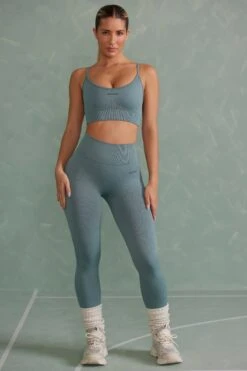 Super Sculpt Full Length Leggings In Mineral Green -Core Fit Shop BT0641 1 Green Leggings d3636a65 791a 4bd8 b81d a75c65df3fa1