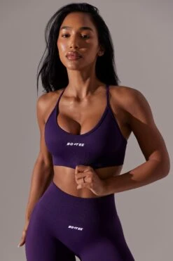 Scoop Neck Multi Strap Sports Bra In Purple -Core Fit Shop BT0646 5 Purple Scoop Neck Sports Braa 2cb268ec 276a 439e 8320 fa4d26d2fcbc