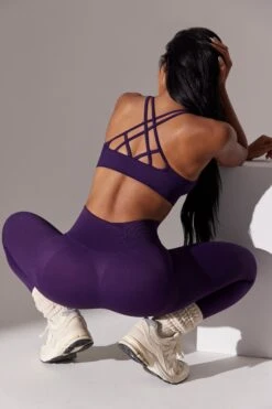 Scoop Neck Multi Strap Sports Bra In Purple -Core Fit Shop BT0646 8 Purple Scoop Neck Sports Braa 8bd5fe2c 25f7 49d6 9c33 2ca55fb58f68