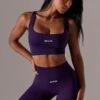 High Waist Super Sculpt Biker Shorts In Purple -Core Fit Shop BT0649 3 Purple Biker Shorts 9808a26a 07b3 442d 8a8f a90b785fb4d1