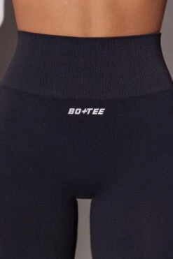 High Waist Super Sculpt Biker Shorts In Black -Core Fit Shop BT0649 6 Black Biker Shorts