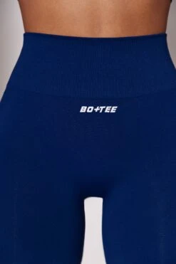 High Waist Super Sculpt Biker Shorts In Navy -Core Fit Shop BT0649 8 Navy Biker Shorts