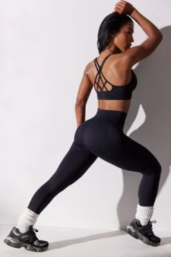 High Waist Super Sculpt Leggings In Black