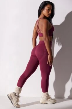 High Waist Super Sculpt Leggings In Plum -Core Fit Shop BT0650 2 Plum Sports Leggings 6a52520f 1e65 4a62 b7f4 7489dcee2822