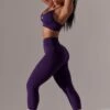 High Waist Super Sculpt Leggings In Purple -Core Fit Shop BT0650 3 Purple Leggings