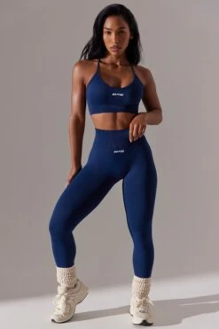 High Waist Super Sculpt Leggings In Navy 14 High Waist Super Sculpt Leggings In Navy -Core Fit Shop BT0650 5 Navy Leggings