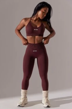 High Waist Super Sculpt Leggings In Burgundy -Core Fit Shop BT0650 6 Burgundy Leggings 3c39e278 db3b 46b6 982c 9e5a50bbbe29