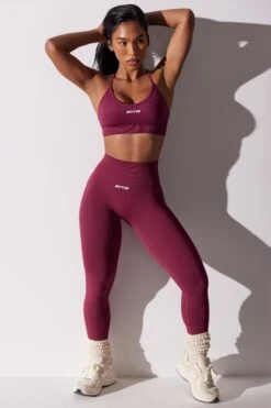 High Waist Super Sculpt Leggings In Plum -Core Fit Shop BT0650 6 Plum Sports Leggings 08ecbfc2 7ff0 4a36 9b40 1cc5c4b636d0