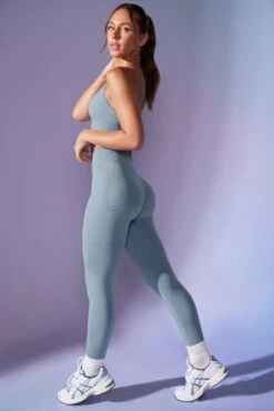 High Waist Define Luxe Leggings In Denim Blue -Core Fit Shop BT0668 4 Power Slate Blue Leggings d54d6faf 12b0 4676 8b8f bf6e4a1a41b3