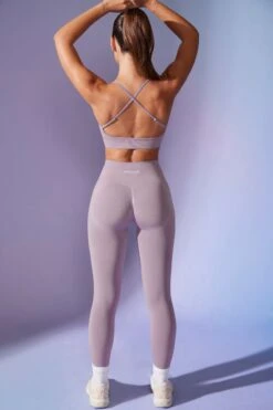 High Waist Define Luxe Leggings In Dusty Lilac -Core Fit Shop BT0668 6 Power Lavender Leggings 1873e930 cd81 49b7 ba95 3e165c0ee792