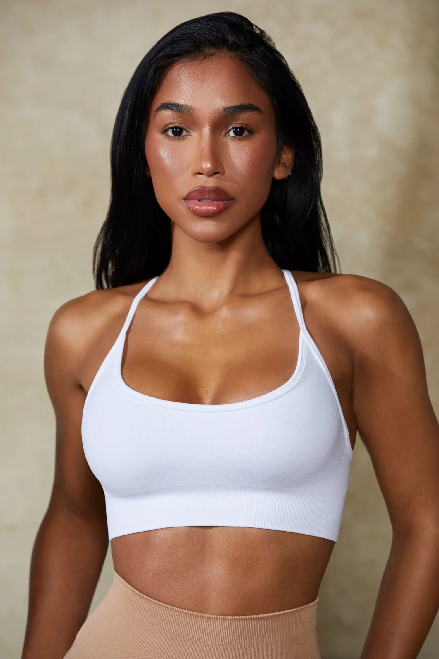 Low Back Define Luxe Sports Bra In White 6 Low Back Define Luxe Sports Bra In White - Image 4