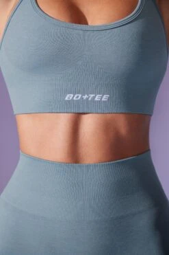 Low Back Define Luxe Sports Bra In Denim Blue -Core Fit Shop BT0675 7 Definition Slate Blue Low Back Crop Top 01e53d27 565b 4365 b434 8c02b0cc9c6f