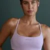 Scoop Neck Open Back Sports Bra In Lilac -Core Fit Shop Look13 3154copy2