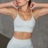 Seamless Sports Bra In Grey -Core Fit Shop Look3 900