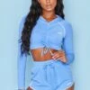 Mini Runner Shorts In Dark Blue -Core Fit Shop bt0019 bt0024 2 dark blue cropped long sleeve ruched top high waisted shorts bo tee 3 a6db6466 7d41 4c96 9916 b4bc2c1e9206