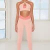Revive Wrap V Waist Leggings In Pink -Core Fit Shop bt0143 bt0147 1 revive refresh pink bo tee leggings bra sports set