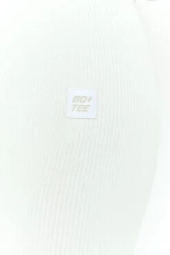 Energise Ribbed Tie Front Full Length Leggings In White -Core Fit Shop bt0304 bt0302 8 energise white ribbed drawstring leggings feel your power ribbed cross strap crop top 1