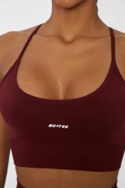 Circuit Sports Bra In Deep Red 11 Circuit Sports Bra In Deep Red -Core Fit Shop bt0383 bt0386 12 deep red seamless sports bra leggings set