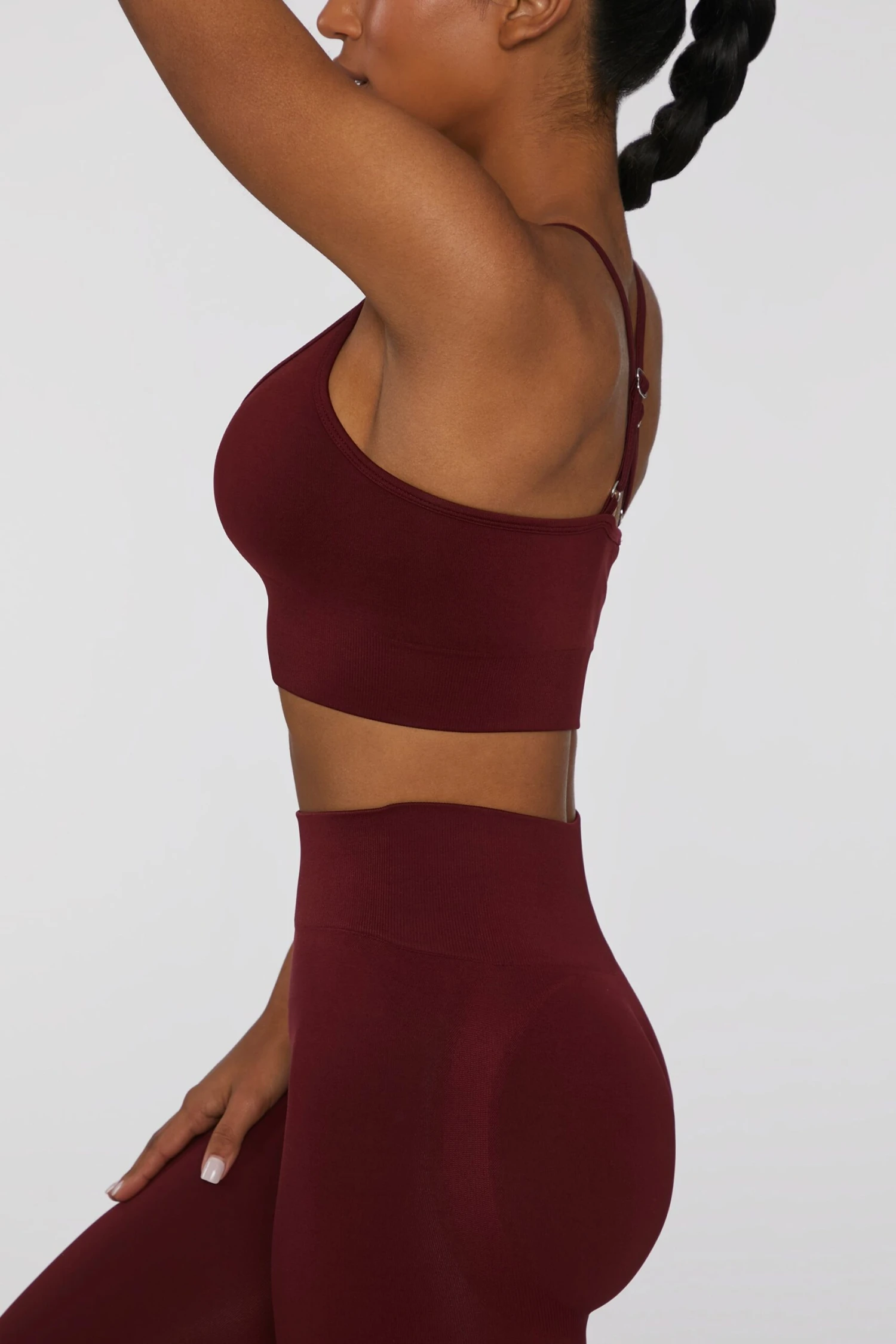 Circuit Sports Bra In Deep Red 5 Circuit Sports Bra In Deep Red - Image 3
