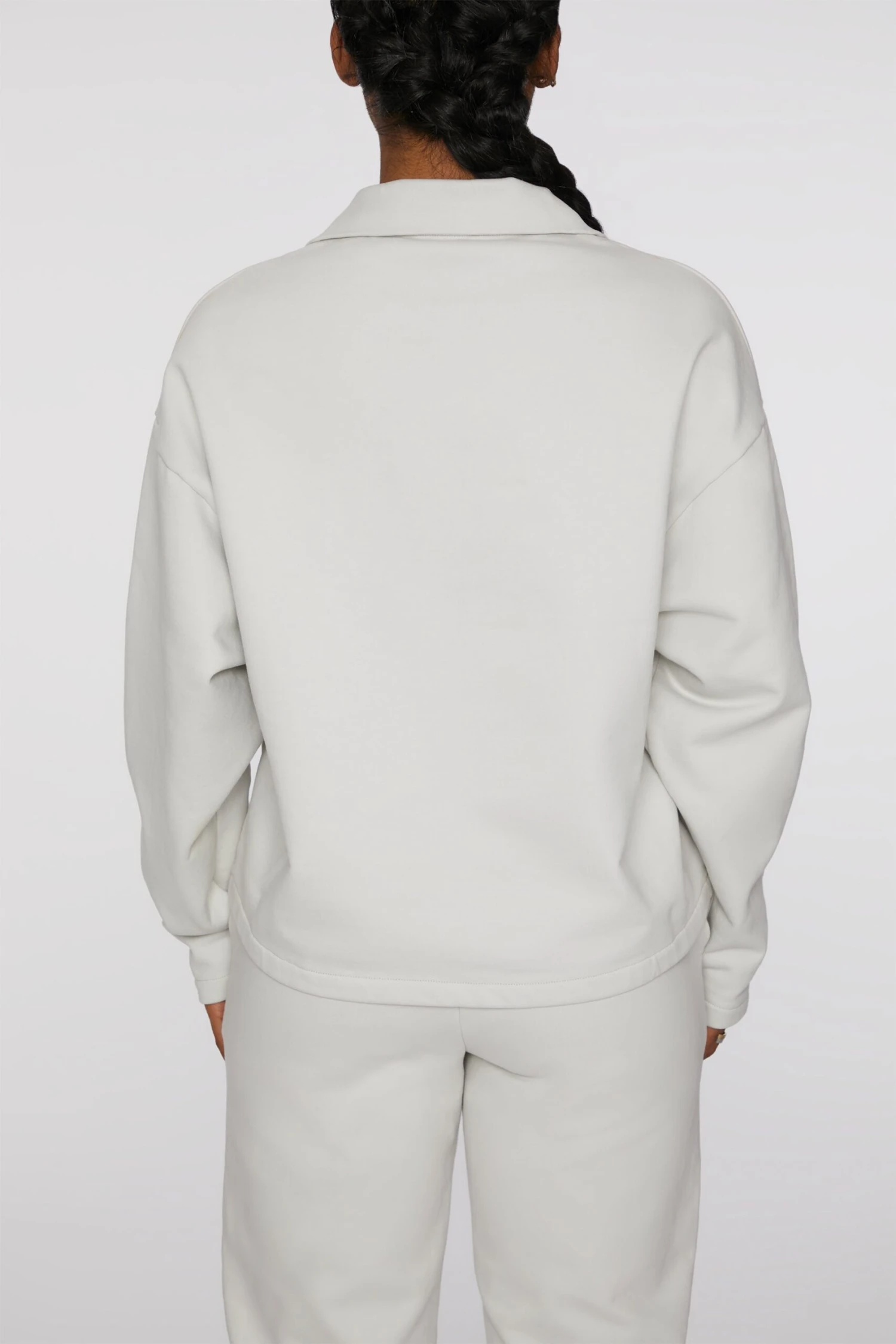 High Neck Sweater In Grey 4 High Neck Sweater In Grey - Image 2