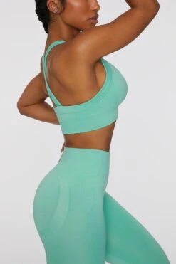 Cross Back Sports Bra In Turquoise 11 Cross Back Sports Bra In Turquoise -Core Fit Shop bt0411 4 purpose turquoise cross back sports bra